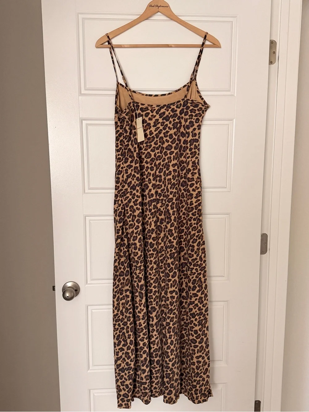 Abercrombie & Fitch Leopard Print Maxi Dress - Brown & Black